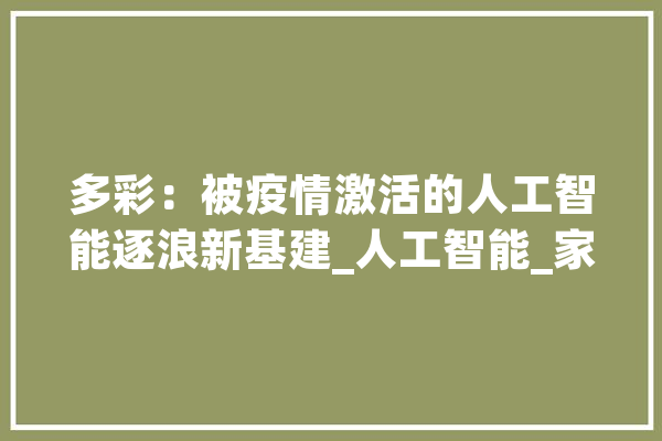 多彩：被疫情激活的人工智能逐浪新基建_人工智能_家当 计算机