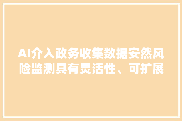 AI介入政务收集数据安然风险监测具有灵活性、可扩展性优势_数据_政务 智能问答