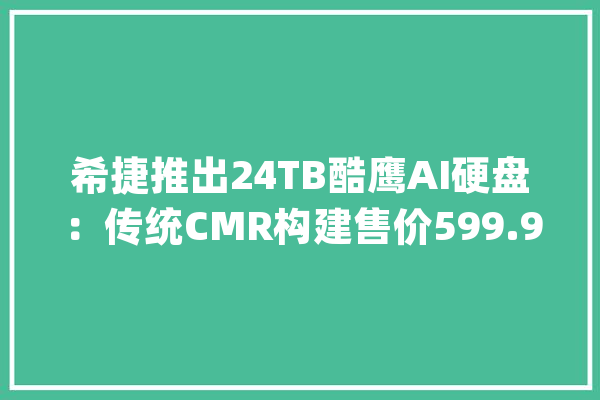 希捷推出24TB酷鹰AI硬盘：传统CMR构建售价599.99美元_希捷_硬盘