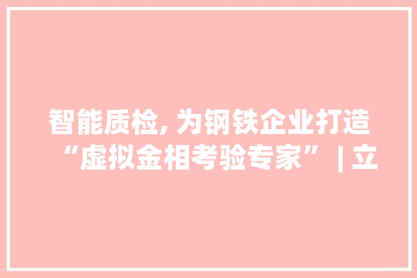 智能质检, 为钢铁企业打造“虚拟金相考验专家” | 立异场景_金相_试样