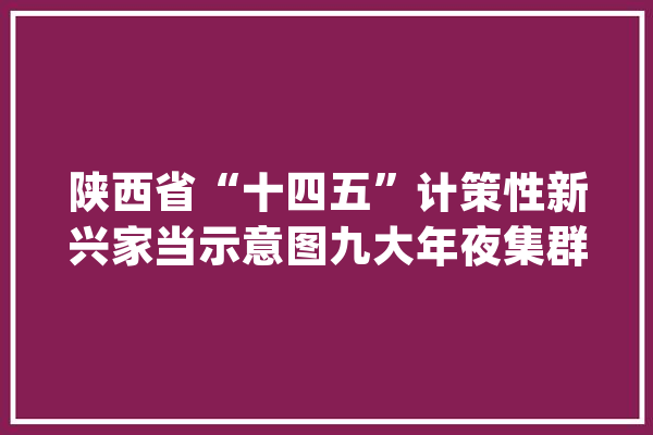陕西省“十四五”计策性新兴家当示意图九大年夜集群分布于六市一区_家当_西安 云服务