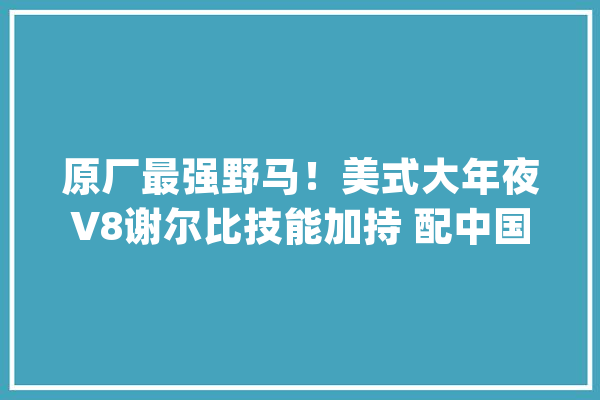 原厂最强野马！美式大年夜V8谢尔比技能加持 配中国市场专属车机_福特_的是