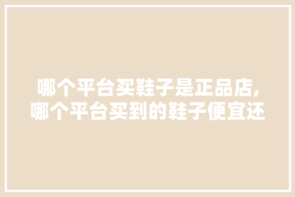 哪个平台买鞋子是正品店,哪个平台买到的鞋子便宜还是正品