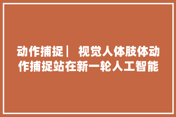 动作捕捉 ▏视觉人体肢体动作捕捉站在新一轮人工智能的起点_肢体_动作