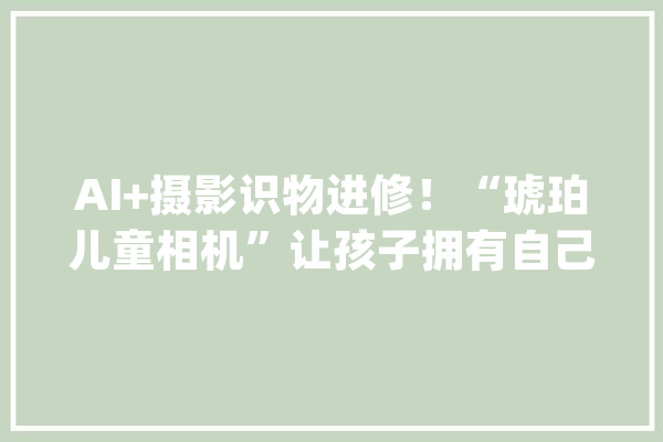 AI+摄影识物进修！“琥珀儿童相机”让孩子拥有自己的私人相机_琥珀_相机 智能问答