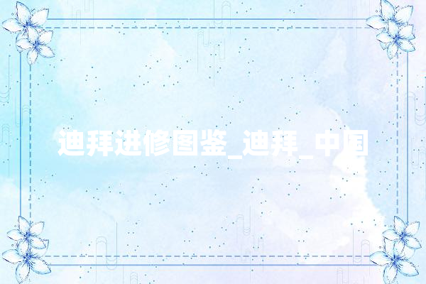 迪拜进修图鉴_迪拜_中国 科技快讯