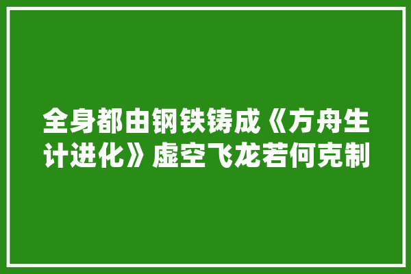 全身都由钢铁铸成《方舟生计进化》虚空飞龙若何克制泰克飞船？_飞龙_虚空 AI快讯