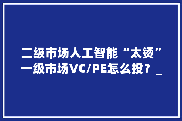二级市场人工智能“太烫”一级市场VC/PE怎么投？_人工智能_范畴 智能问答