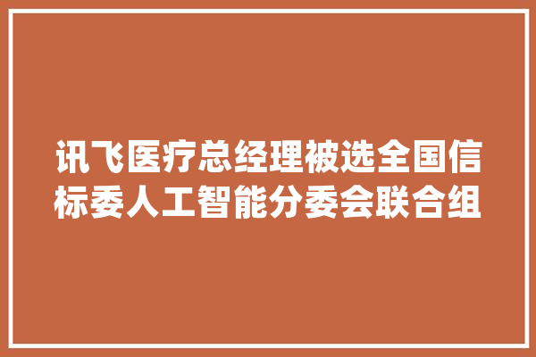 讯飞医疗总经理被选全国信标委人工智能分委会联合组长_人工智能_医疗 计算机