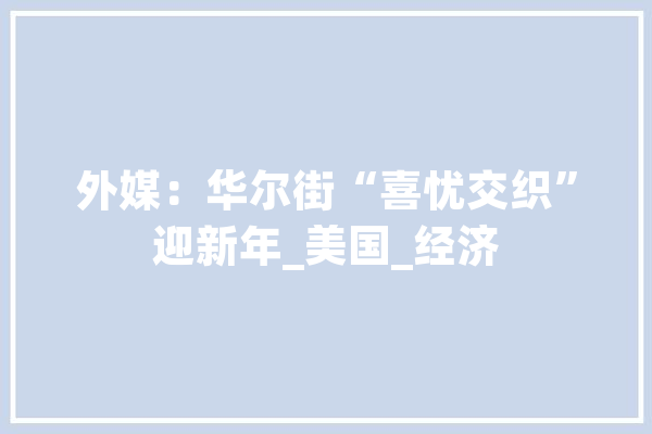 外媒：华尔街“喜忧交织”迎新年_美国_经济 文字写作