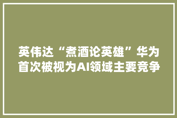 英伟达“煮酒论英雄”华为首次被视为AI领域主要竞争对手_华为_英伟 绘影字幕