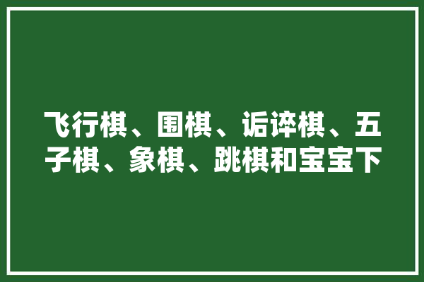 飞行棋、围棋、诟谇棋、五子棋、象棋、跳棋和宝宝下棋英文大年夜全_棋子_跳棋