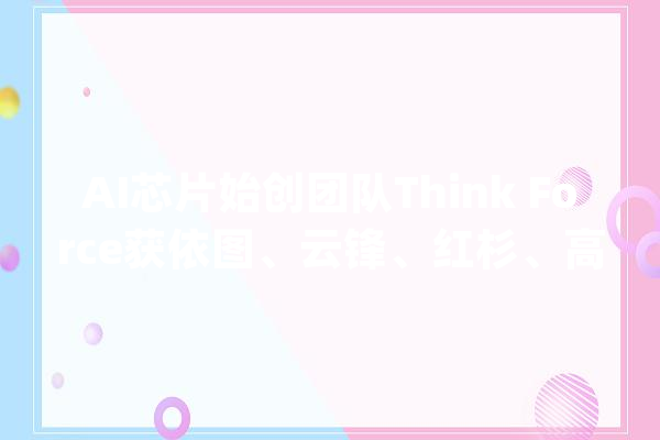AI芯片始创团队Think Force获依图、云锋、红杉、高瓴4.5亿元投资_芯片_全球