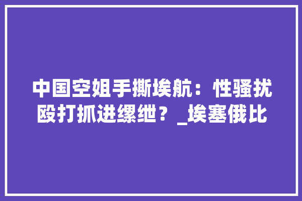 中国空姐手撕埃航：性骚扰殴打抓进缧绁？_埃塞俄比亚_王密斯 文字写作
