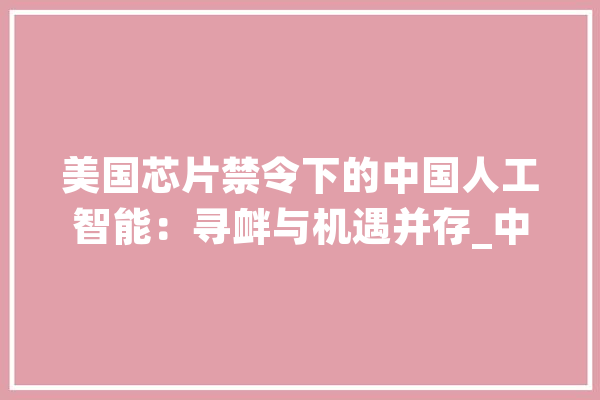 美国芯片禁令下的中国人工智能：寻衅与机遇并存_中国_人工智能 智能问答