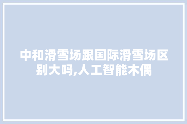 中和滑雪场跟国际滑雪场区别大吗,人工智能木偶 文字写作