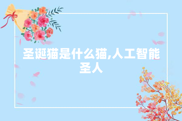 圣诞猫是什么猫,人工智能圣人