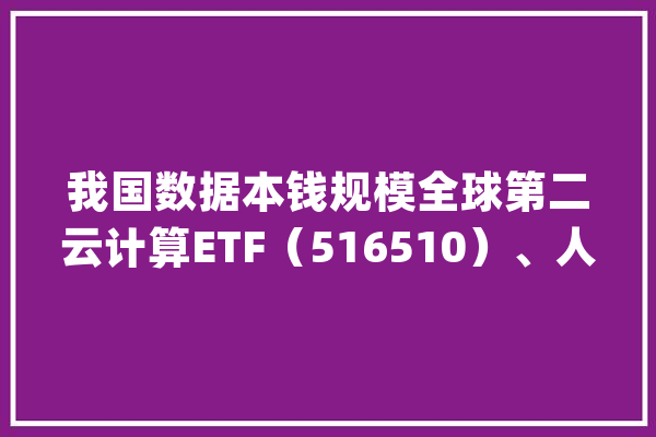 我国数据本钱规模全球第二云计算ETF（516510）、人工智能ETF（159819）等产品受关注_人工智能_指数 文字写作