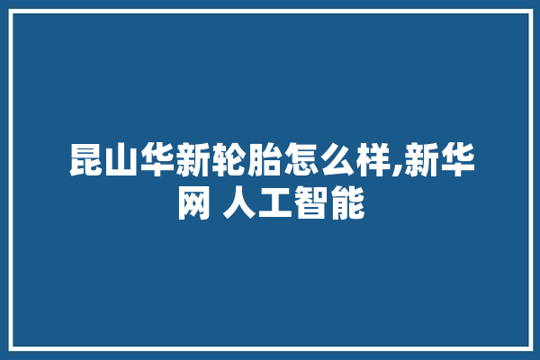 昆山华新轮胎怎么样,新华网 人工智能