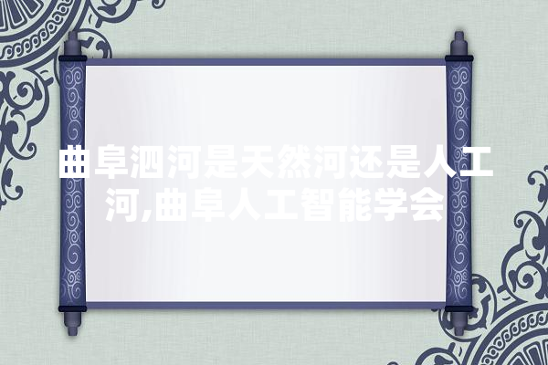 曲阜泗河是天然河还是人工河,曲阜人工智能学会 AI快讯