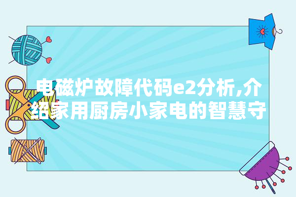 电磁炉故障代码e2分析,介绍家用厨房小家电的智慧守护 绘影字幕