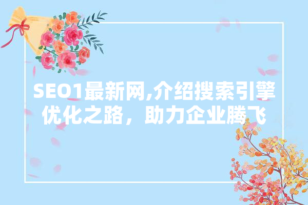 SEO1最新网,介绍搜索引擎优化之路，助力企业腾飞 智能写作