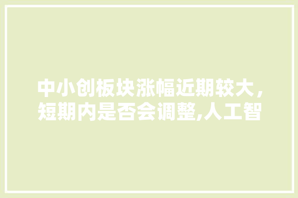 中小创板块涨幅近期较大，短期内是否会调整,人工智能互骂