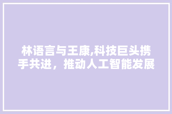 林语言与王康,科技巨头携手共进，推动人工智能发展