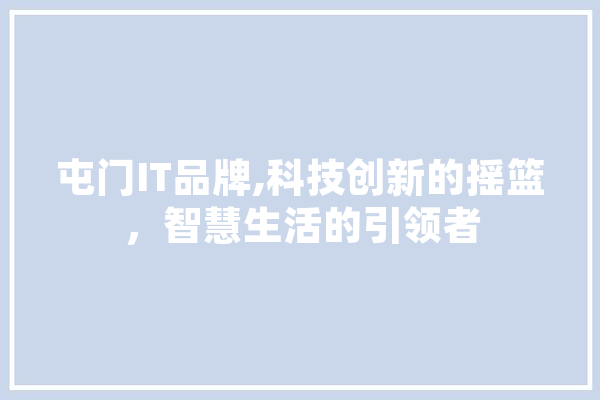 屯门IT品牌,科技创新的摇篮，智慧生活的引领者 计算机