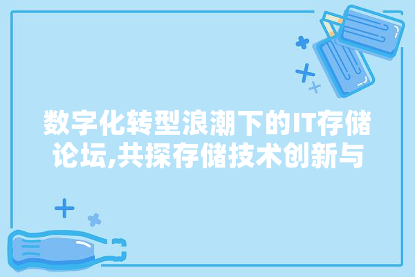 数字化转型浪潮下的IT存储论坛,共探存储技术创新与未来趋势