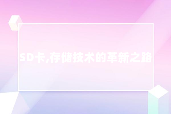 SD卡,存储技术的革新之路