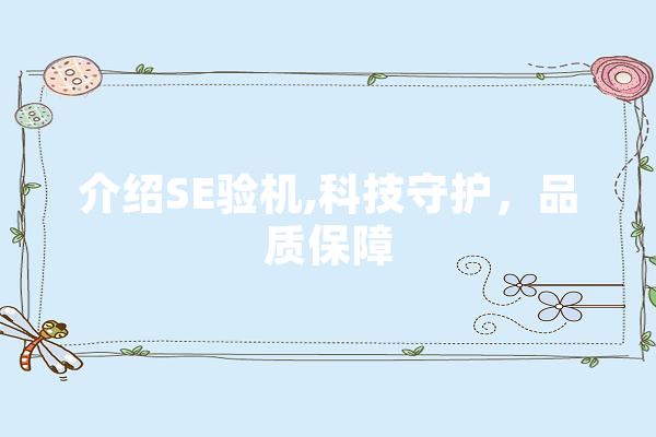 介绍SE验机,科技守护，品质保障