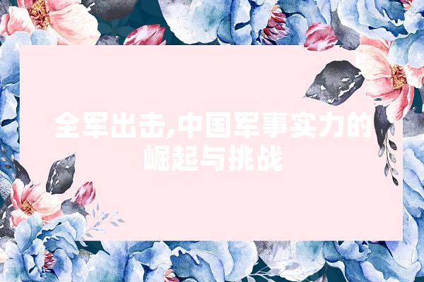 全军出击,中国军事实力的崛起与挑战