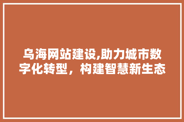 乌海网站建设,助力城市数字化转型，构建智慧新生态