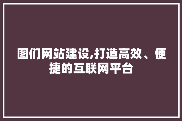 图们网站建设,打造高效、便捷的互联网平台