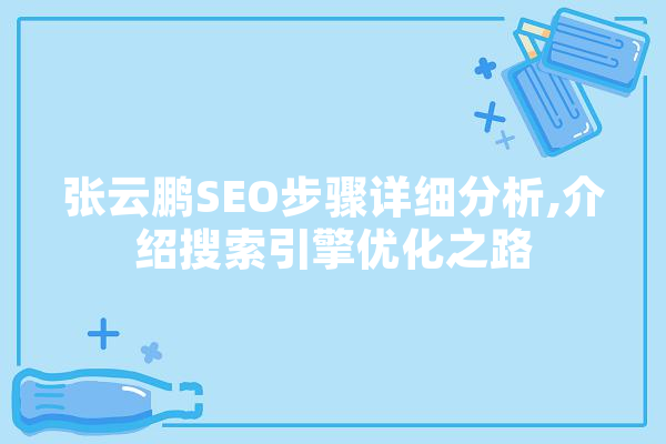 张云鹏SEO步骤详细分析,介绍搜索引擎优化之路