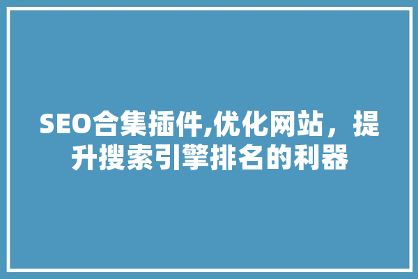 SEO合集插件,优化网站，提升搜索引擎排名的利器