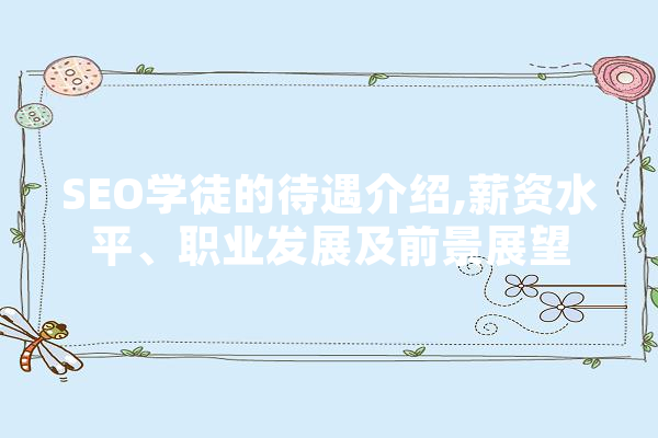 SEO学徒的待遇介绍,薪资水平、职业发展及前景展望