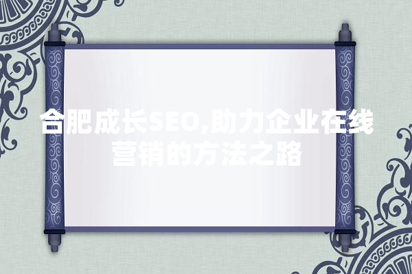 合肥成长SEO,助力企业在线营销的方法之路