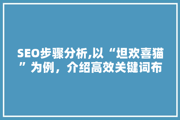 SEO步骤分析,以“坦欢喜猫”为例，介绍高效关键词布局之路