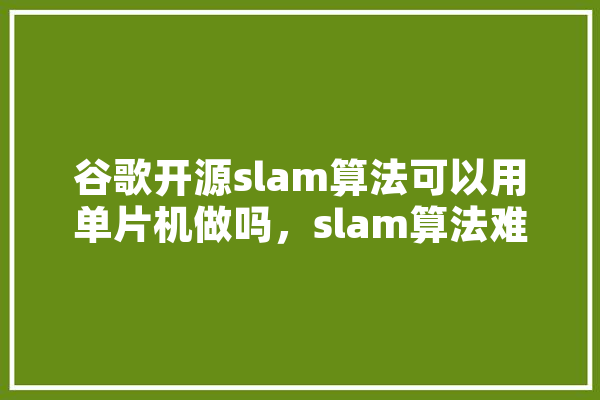 谷歌开源slam算法可以用单片机做吗，slam算法难做吗