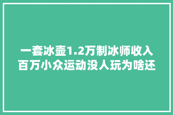 一套冰壶1.2万制冰师收入百万小众运动没人玩为啥还这么贵？_制冰_冬奥会 绘影字幕