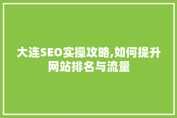 大连SEO实操攻略,如何提升网站排名与流量