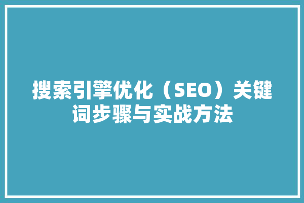 搜索引擎优化（SEO）关键词步骤与实战方法