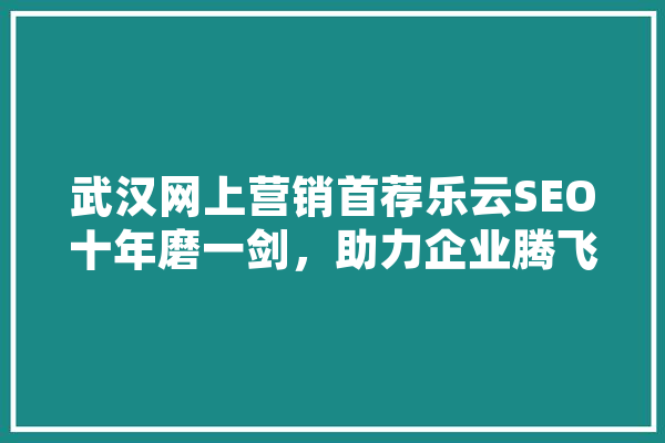 武汉网上营销首荐乐云SEO十年磨一剑，助力企业腾飞 智能助手