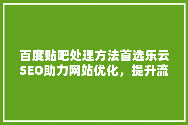 百度贴吧处理方法首选乐云SEO助力网站优化，提升流量与口碑