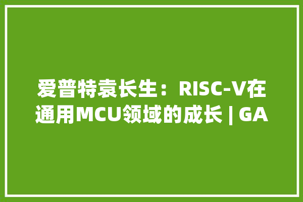 爱普特袁长生：RISC-V在通用MCU领域的成长 | GAIR 2021_芯片_工程师 智能写作