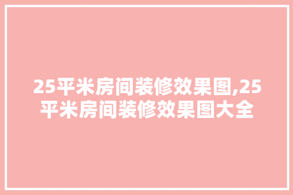 25平米房间装修效果图,25平米房间装修效果图大全 计算机