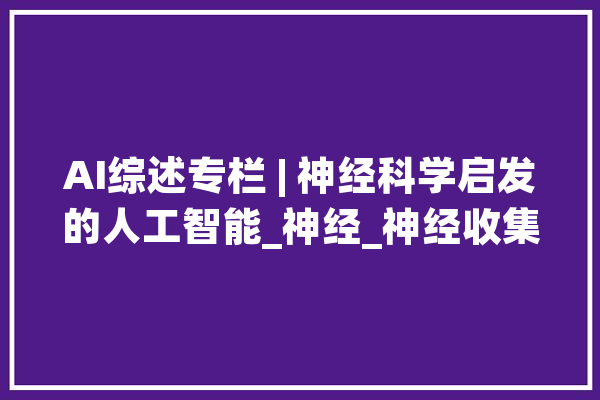 AI综述专栏 | 神经科学启发的人工智能_神经_神经收集
