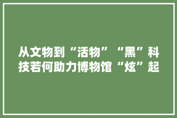 从文物到“活物”“黑”科技若何助力博物馆“炫”起来？_博物馆_文物